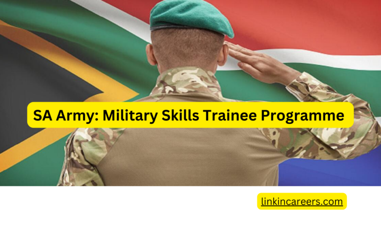 SA Army: Military Skills Trainee Programme 