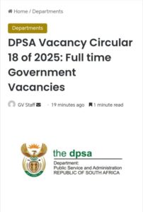 Government Vacancies