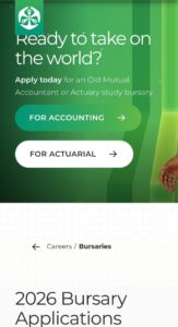 Old Mutual Investment Bursary 2026