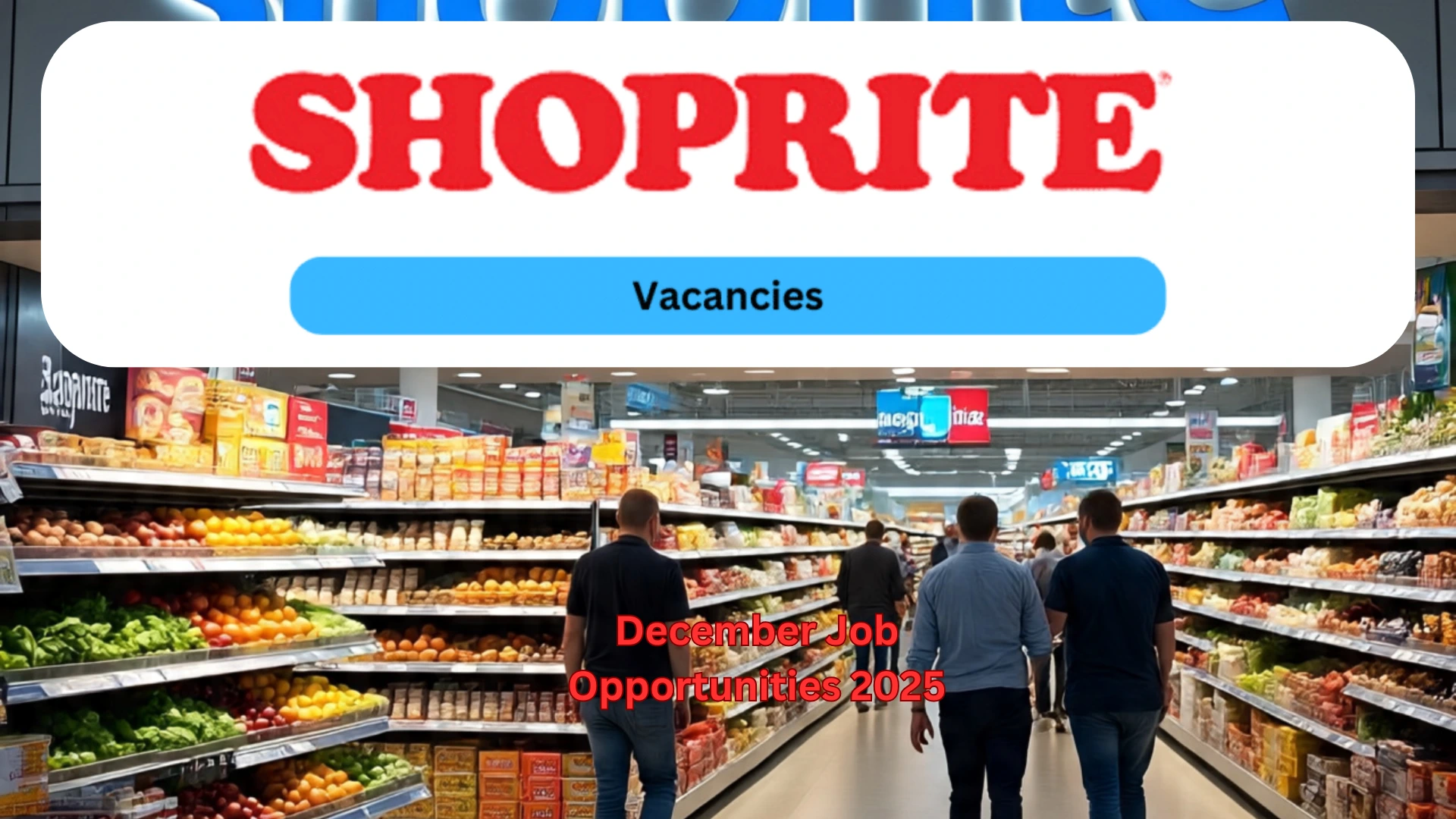 Shoprite December job opportunities